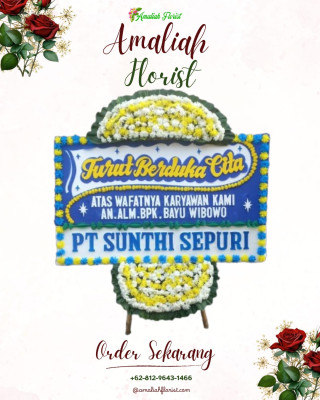 Papan Bunga Duka di Srengseng