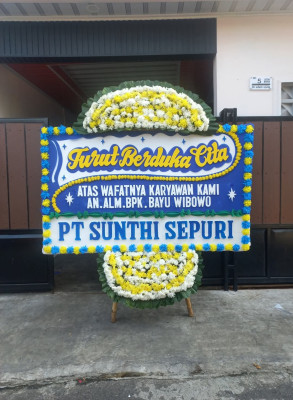 Papan Bunga Duka di Srengseng