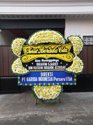 Papan Bunga Duka di Srengseng