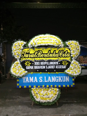 Papan Bunga Duka di Srengseng