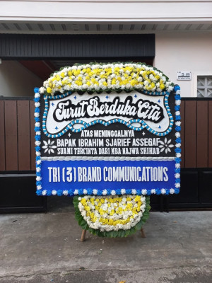 Papan Bunga Duka di Srengseng